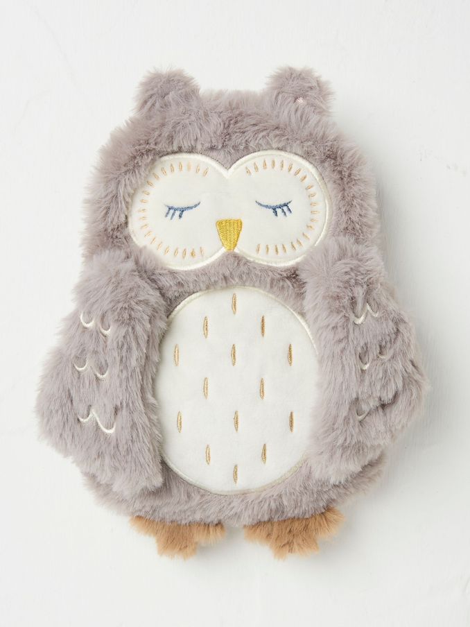Light Grey Owl Hottie (B85800) | £10