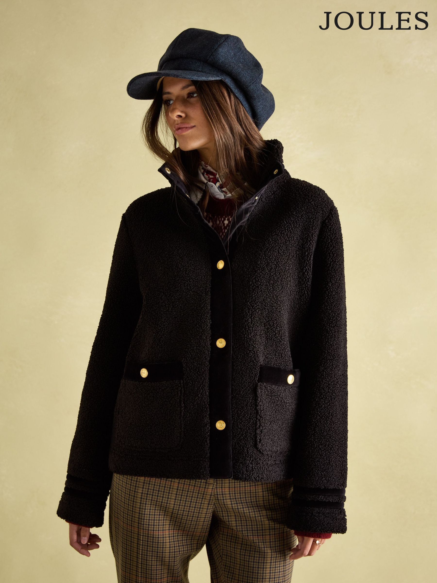Fleur Black Fleece Jacket (B86199) | £79.95