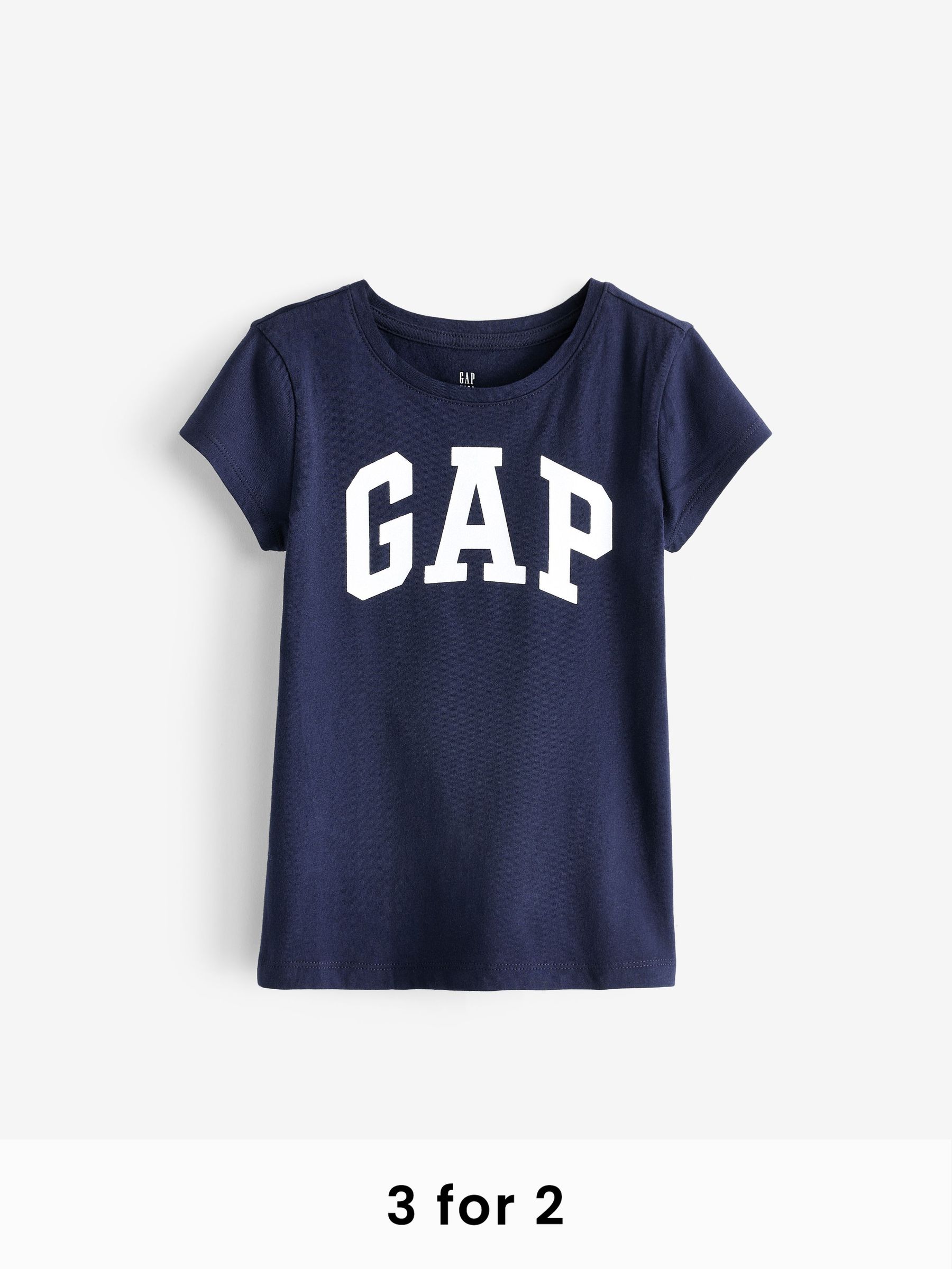 Navy Blue Logo Graphic Short Sleeve Crew Neck T-Shirt (4-13yrs) (B86468) | £10