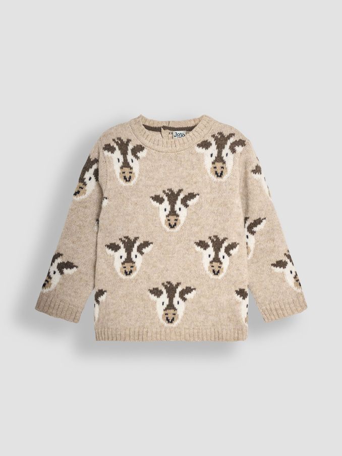 Natural Friesian Cow Jumper (B88982) | £14 - £15