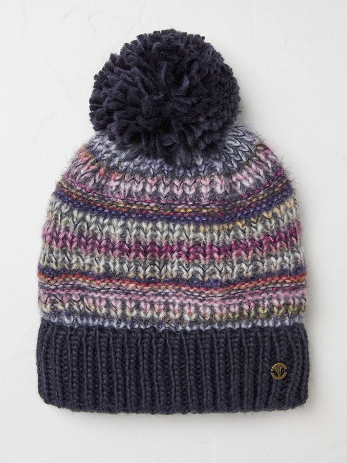 Blue Spacedye Bobble Hat (B89076) | £14