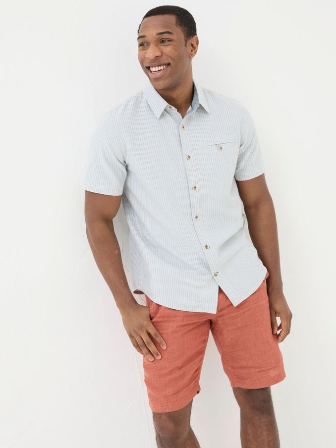 Whaley Blue Stripe Shirt (B90874) | £28