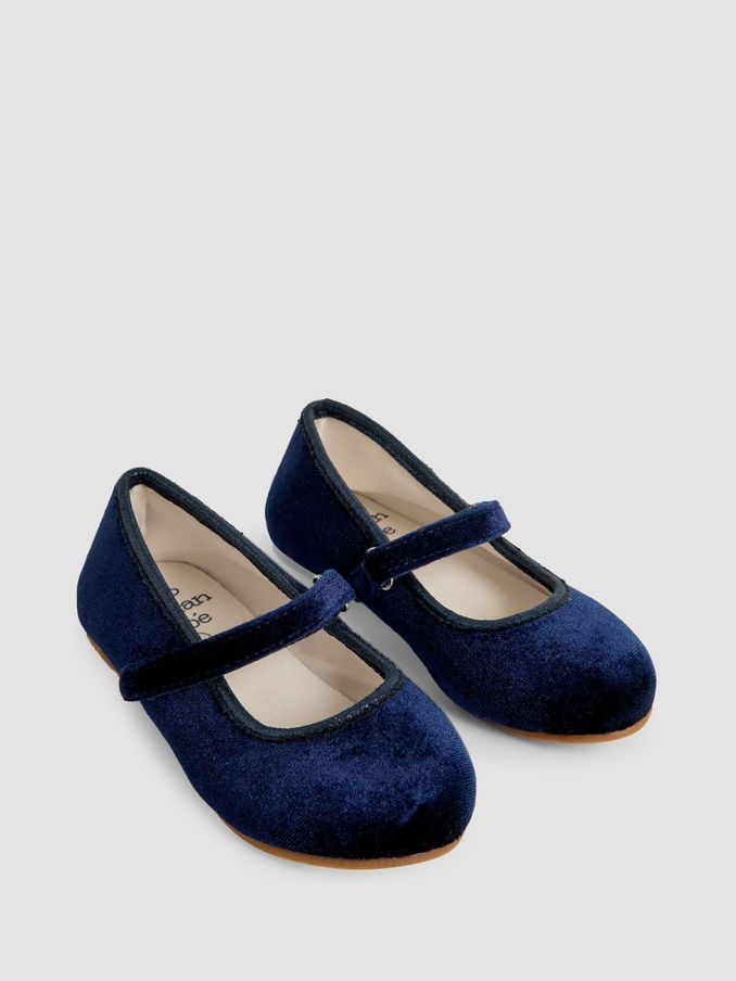 Navy Ballet Shoes (B91250) | £18
