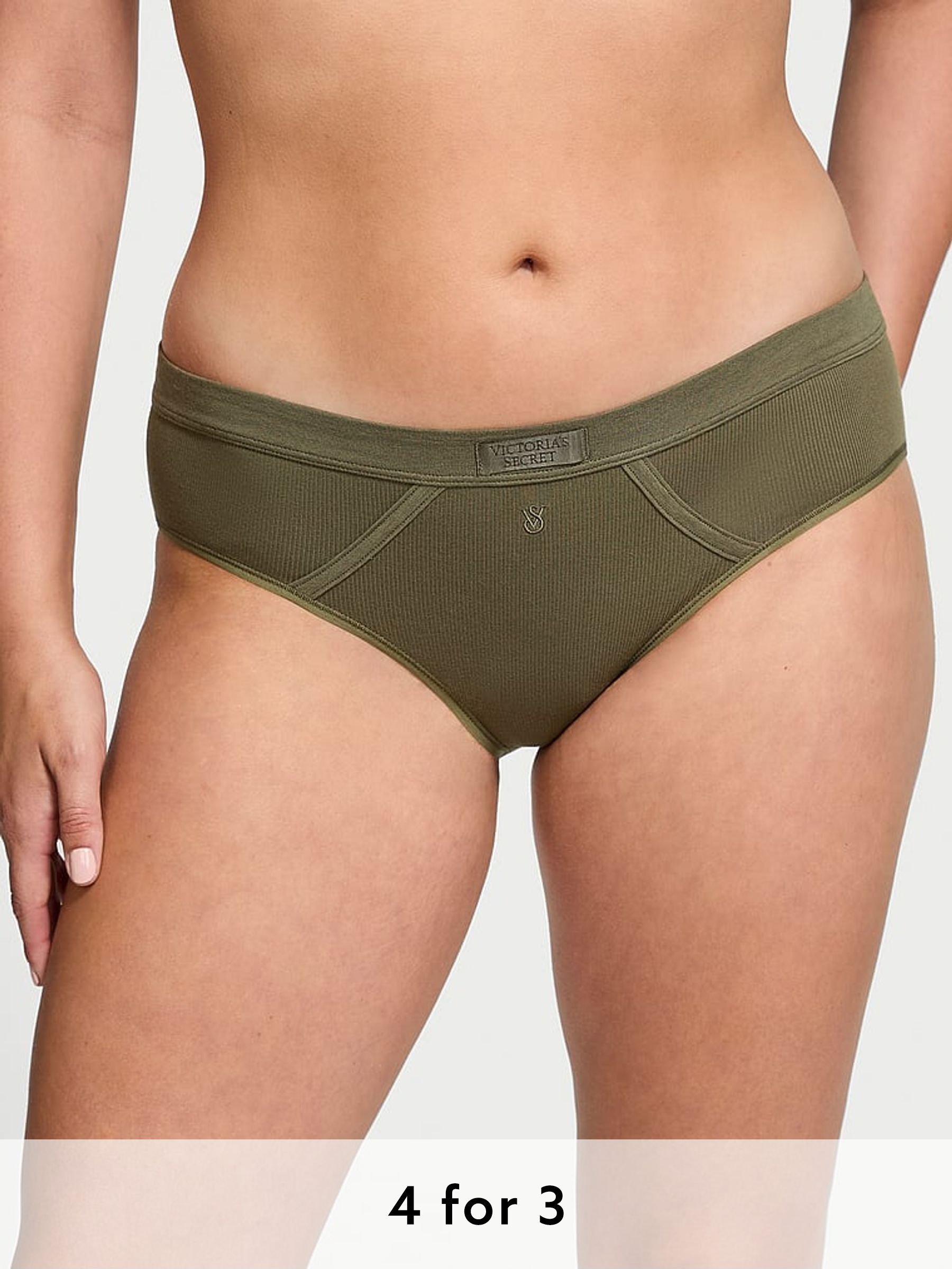 Casual Olive Green Hipster Knickers (B93903) | £9