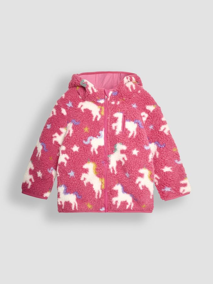 Pink Unicorn Teddy Fleece (B96131) | £15