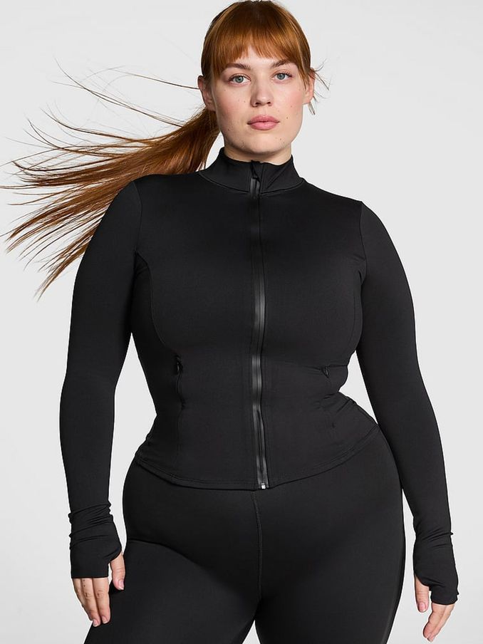 Black Relay Sports Full Zip Jacket (B96798) | £49