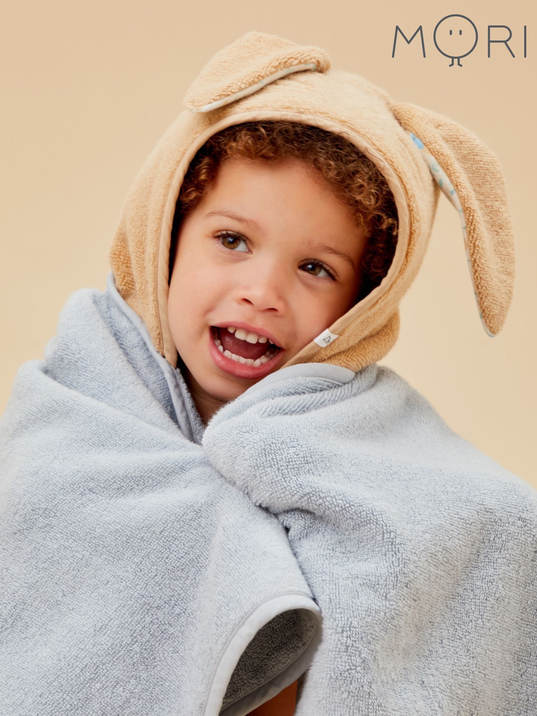 MORI Blue Peter Rabbit Cotton Supersoft Hooded Towel (B98064) | £38