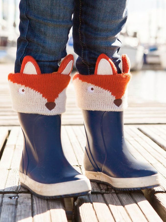 Rust Orange Fox Fox Welly Liners (C05613) | £14.50