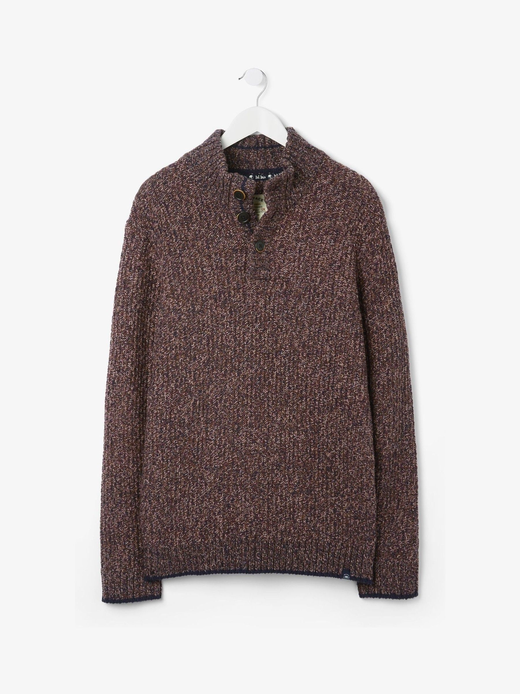 Red Hove Twist Half Neck Jumper (C09293) | £30