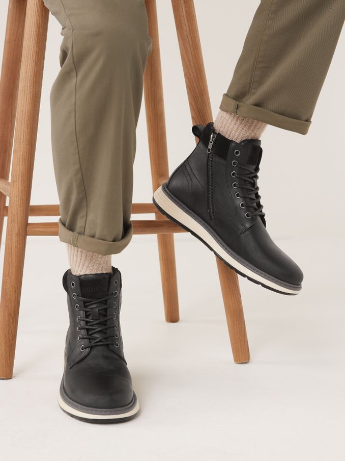 Black Leather Boots (C15164) | £89