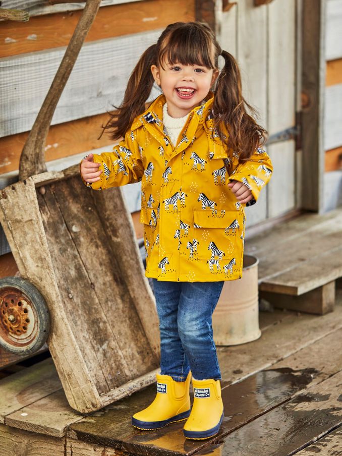 Mustard Yellow Cosy Lined Ankle Wellies (C21401) | £23.50 - £25.50