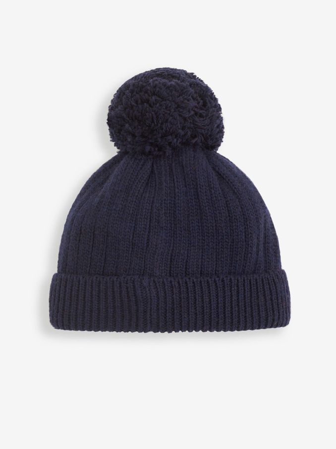 Navy Blue Cosy Rib Hat (C22312) | £14.50