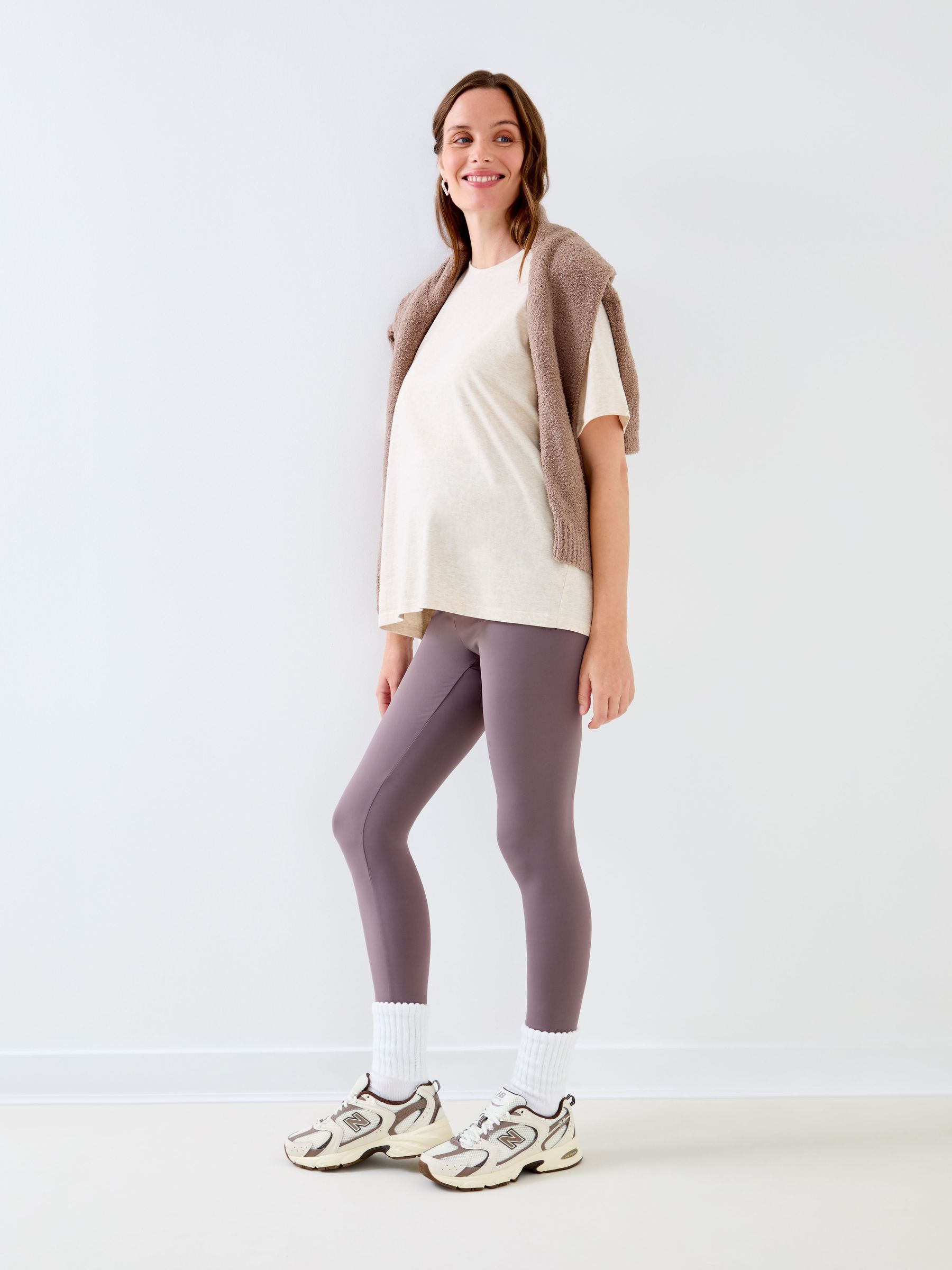 Plum - Super Soft Seamless Maternity Leggings