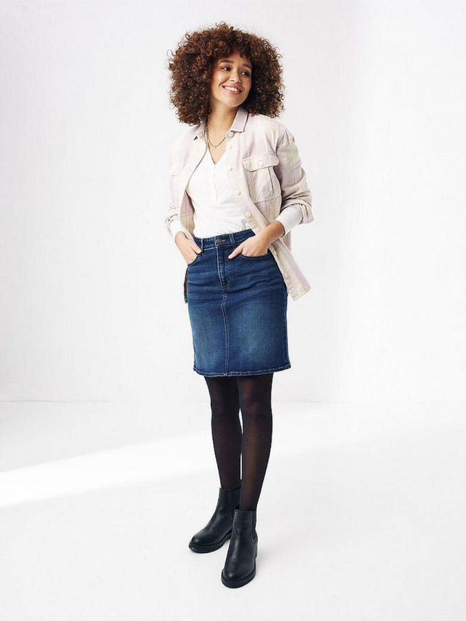 Blue Hope Denim Skirt (C26609) | £25