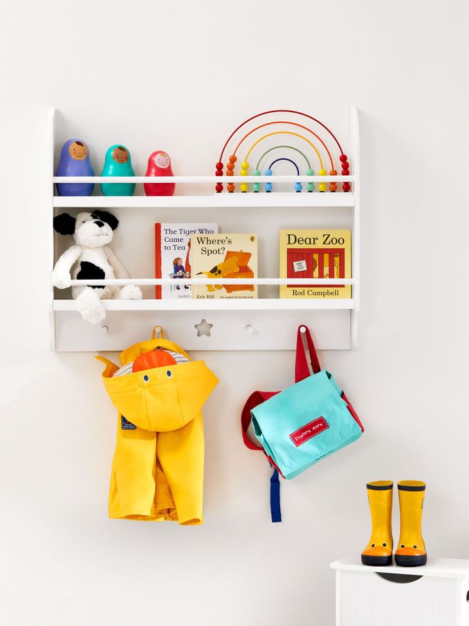 Star Wall Shelf With Hooks (C26966) | £45