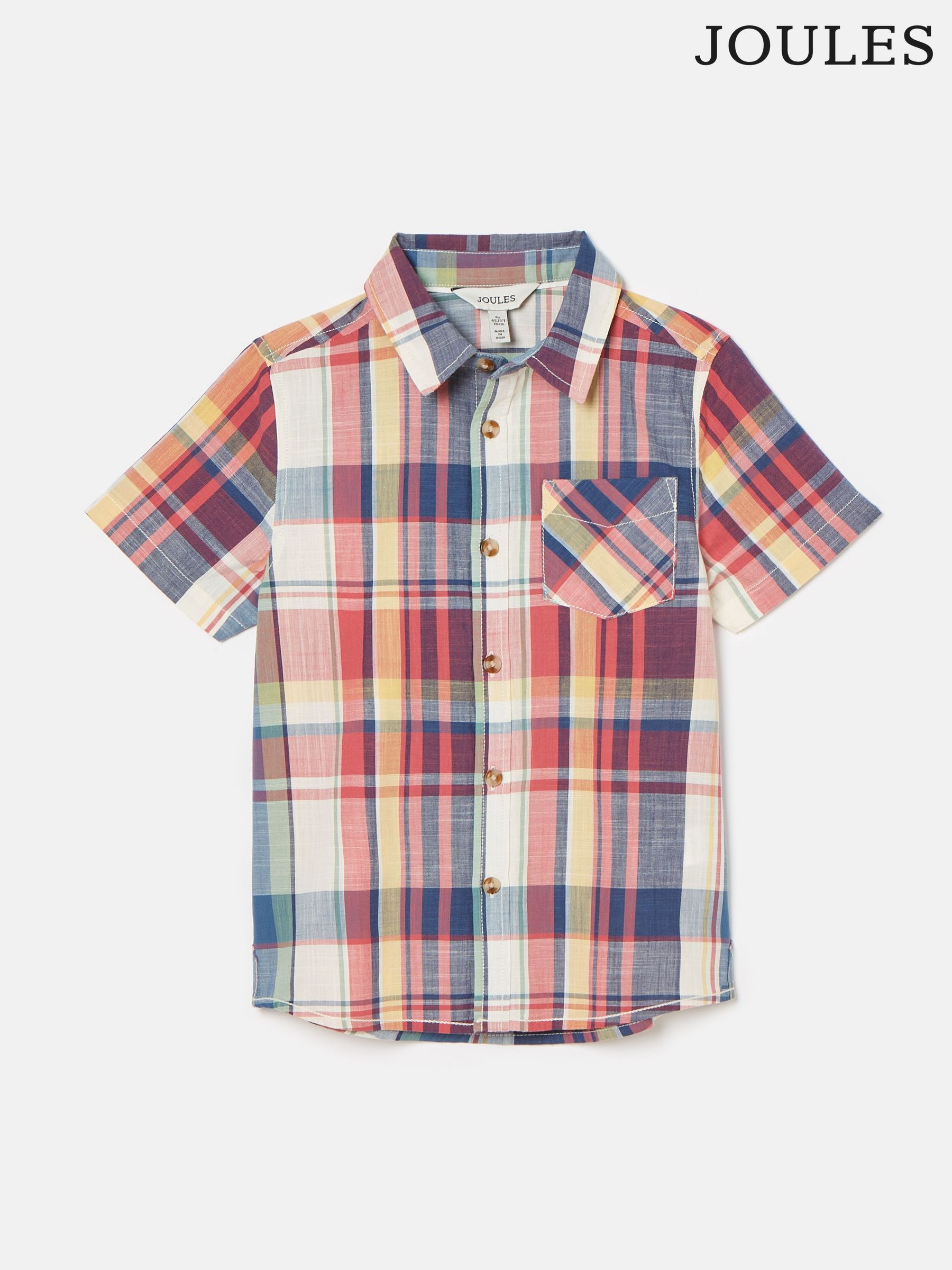 Boys' Wilson Multi Cotton Check Shirt (C34092) | £16 - £18