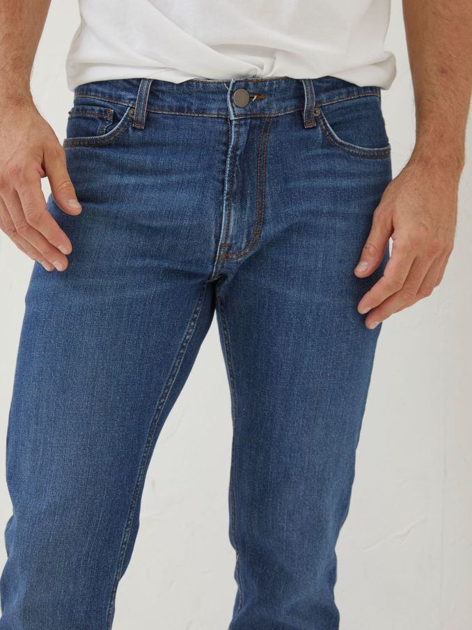 Blue Slim Mid Wash Jeans (C38372) | £35
