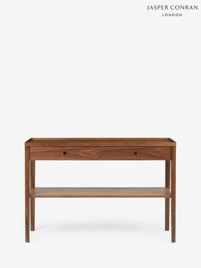 Jasper Conran London Brown Belgrave Walnut Console Table (C51094) | £550