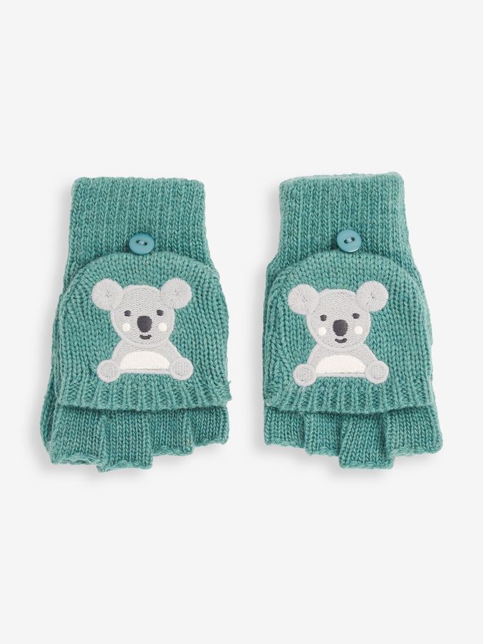 Teal Koala Gloves (C58563) | £6
