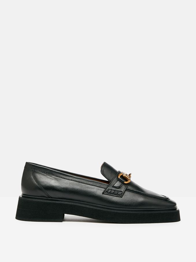Marnie Black Chunky Loafers (C58801) | £34