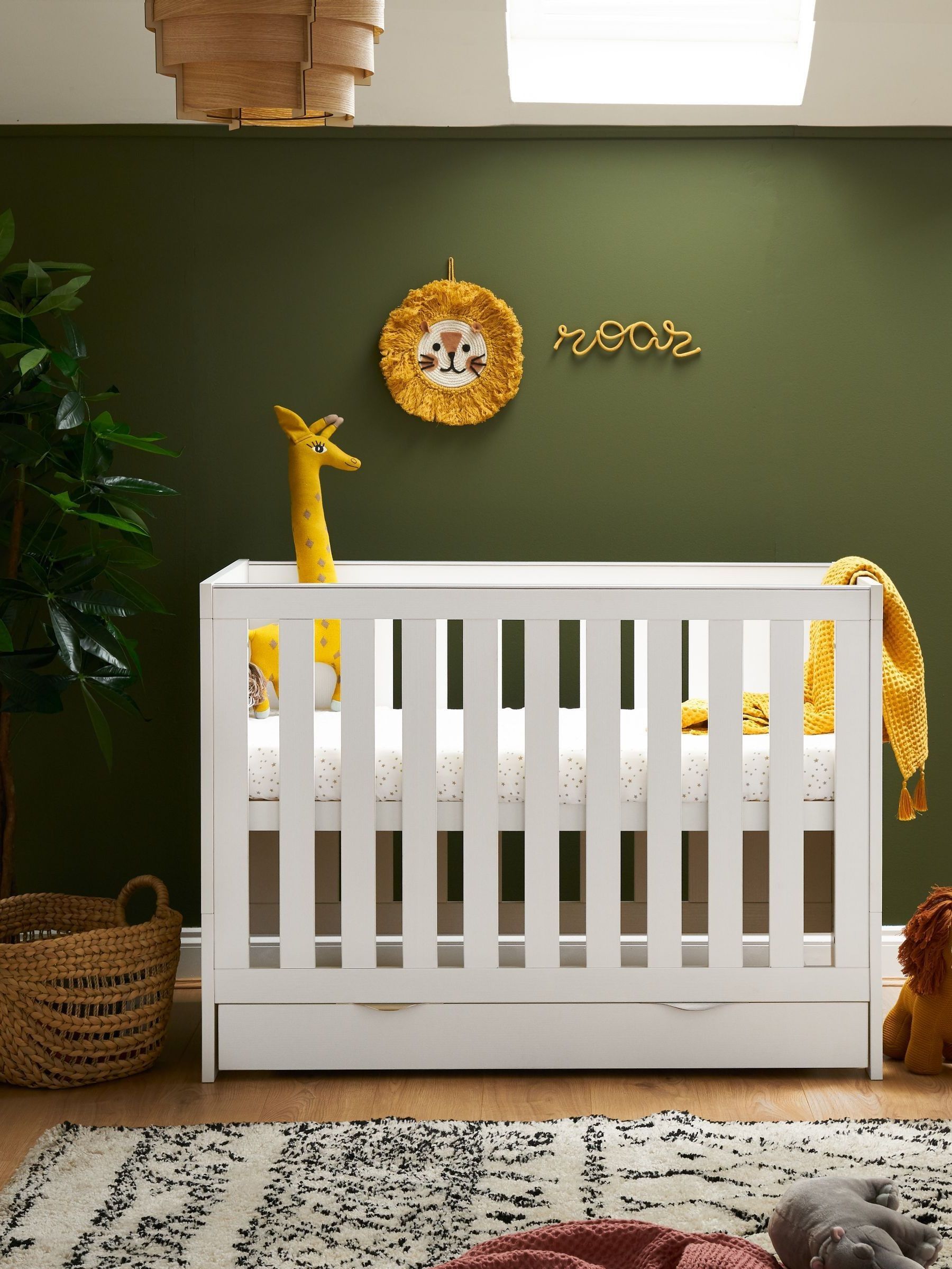 Obaby White Nika 120 x 60cm Under Drawer (C60430) | £60