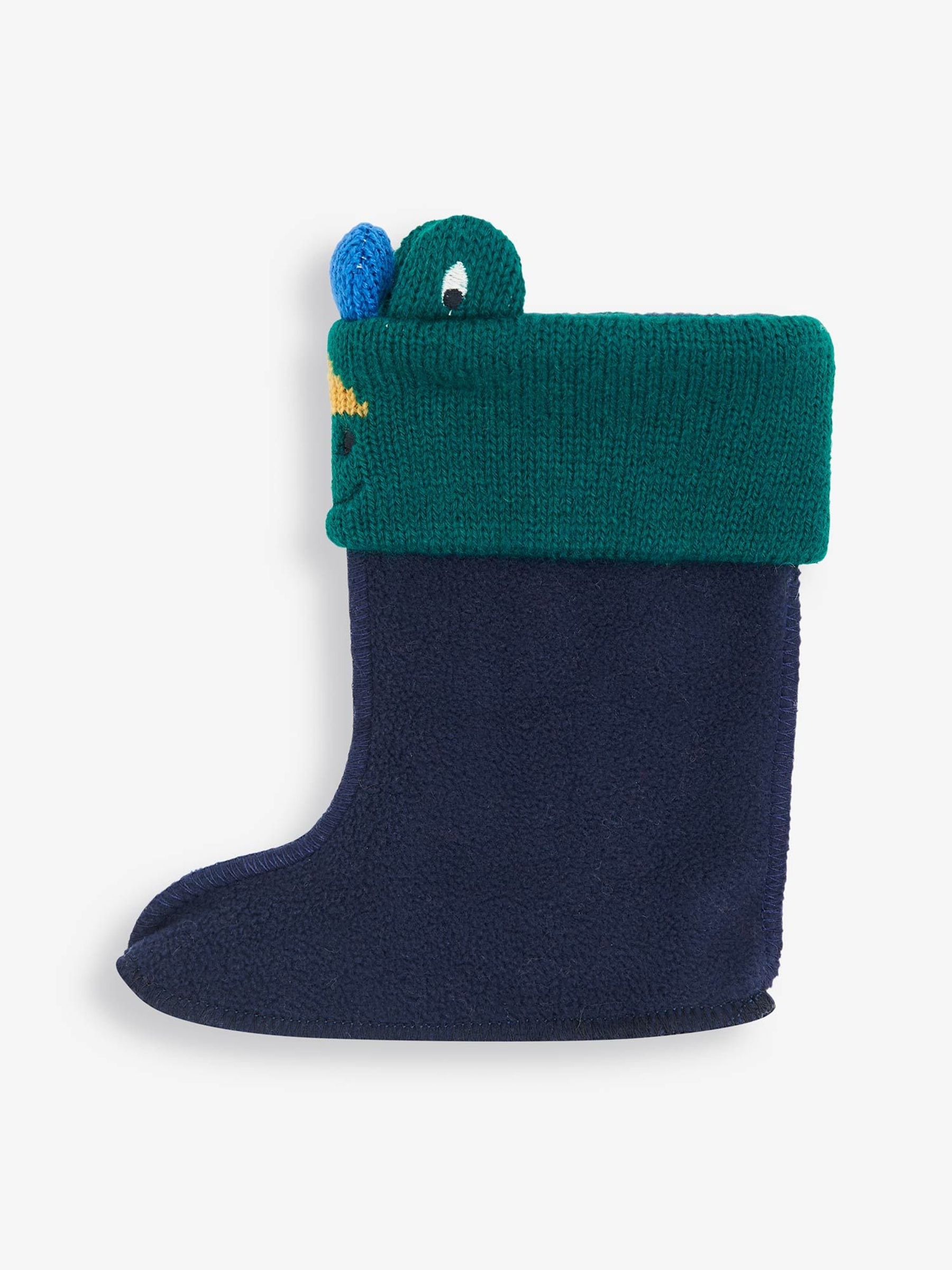 Navy Blue Dino Welly Liners Socks (C63153) | £14.50