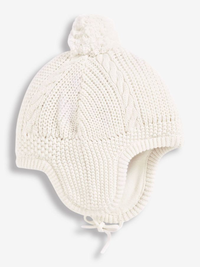 Cream Cosy Cable Knitted Hat (C71877) | £14.50
