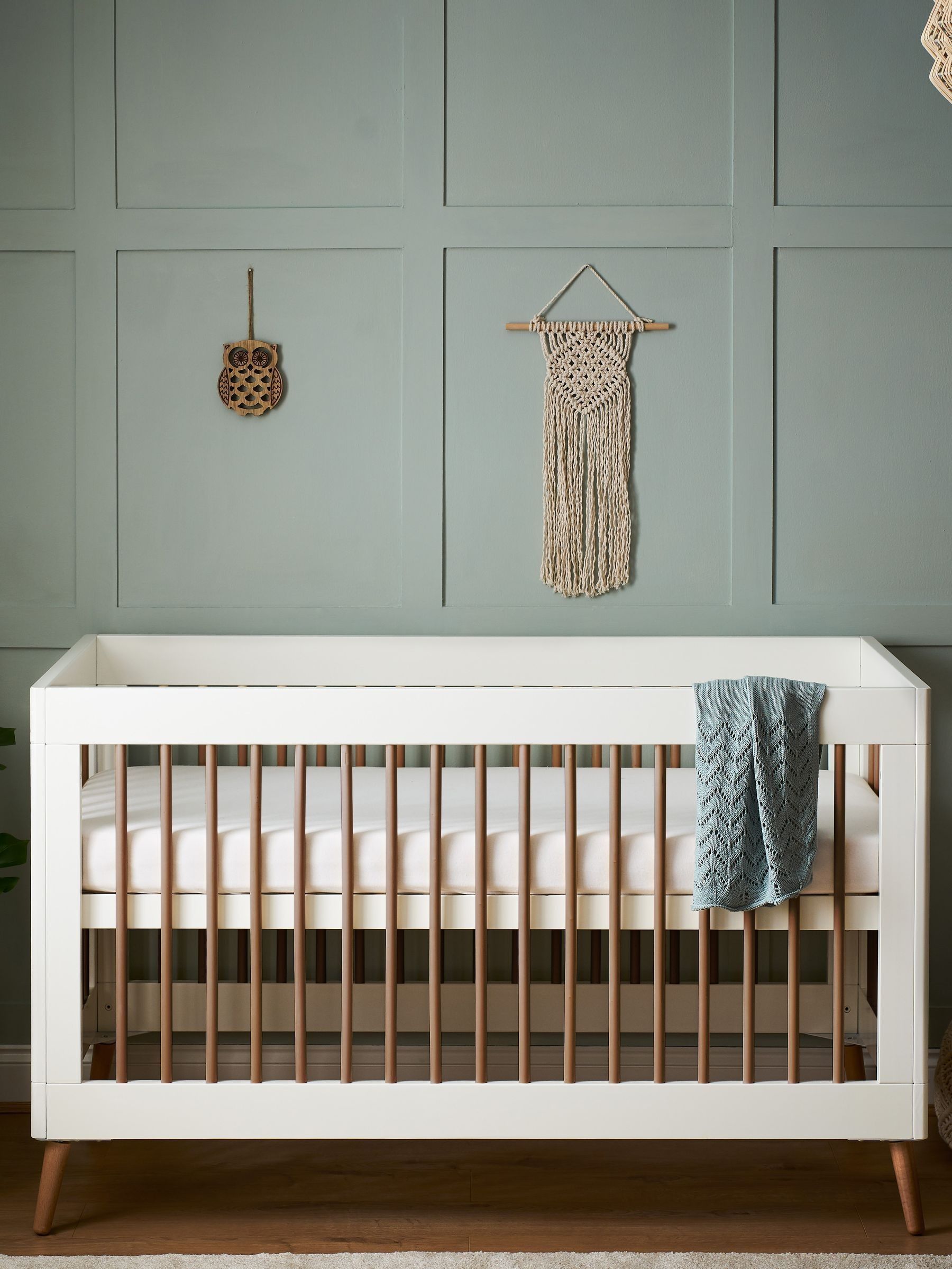 Obaby White Regular Maya Cot Bed (C74354) | £340
