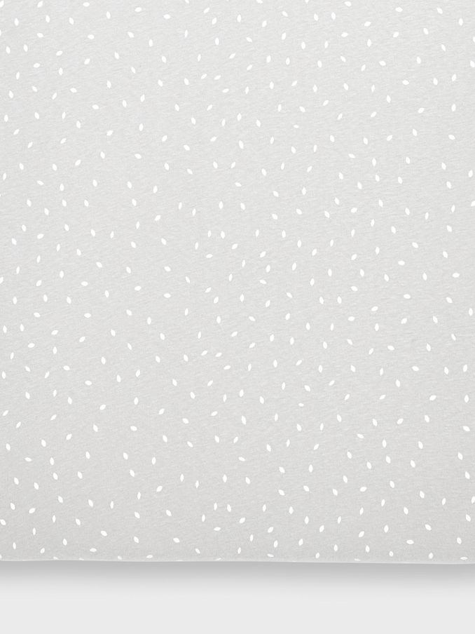 The Little Green Sheep Grey Rice Print Fitted Sheet (C75096) | £18