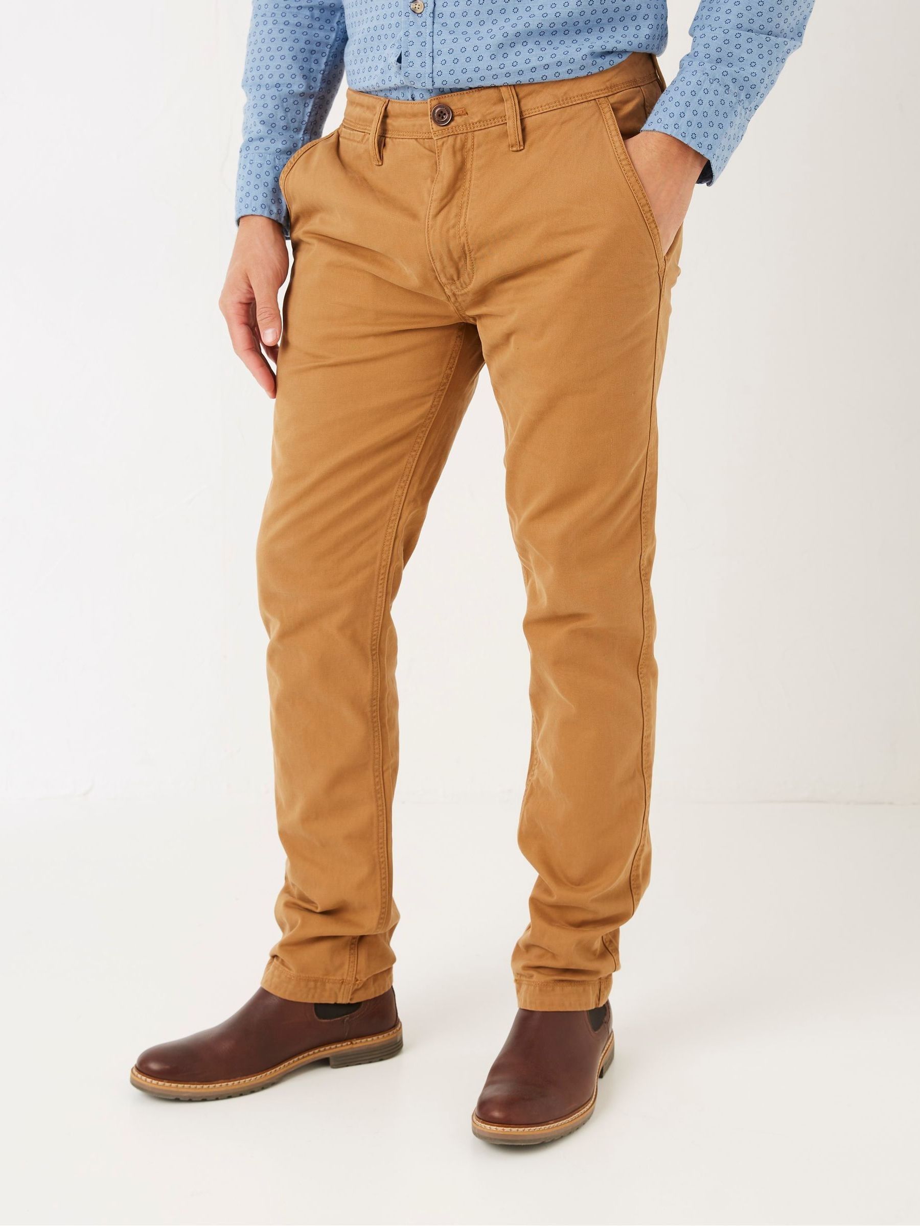 Brown Modern Coastal Chinos (C77758) | £48