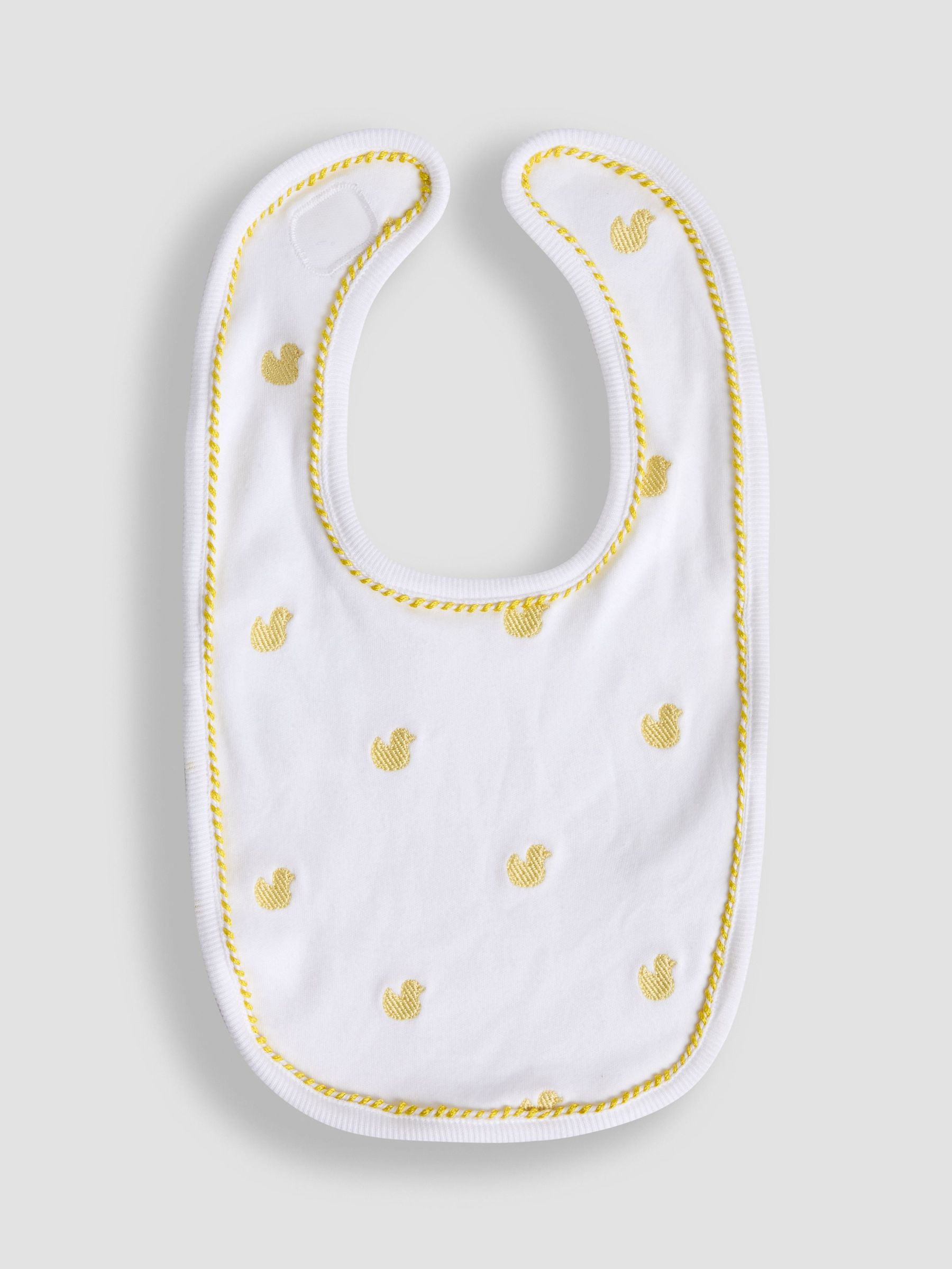 Yellow Duck Embroidered Bib (C80942) | £6