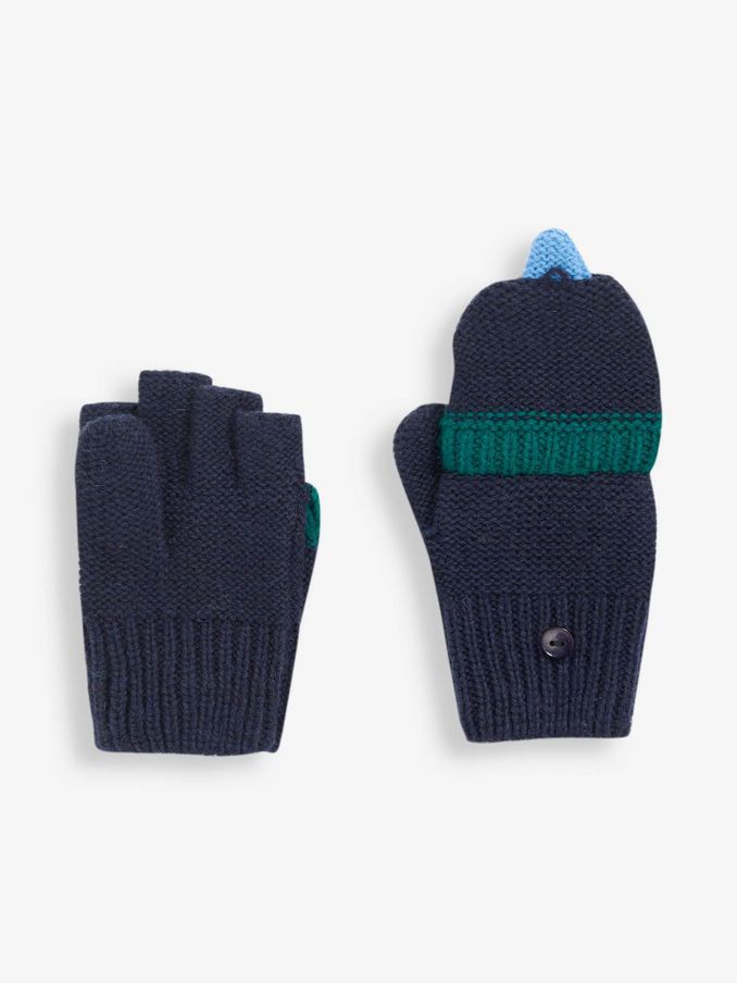 Navy Blue Dino Gloves (C81256) | £15.50
