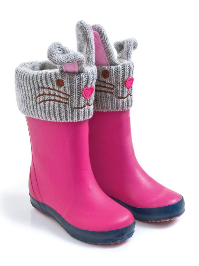 Grey Bunny Bunny Welly Liners (C93133) | £14.50