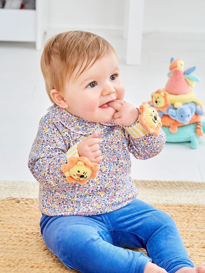 Lion Wrist Soft Rattles (C99354) | £12