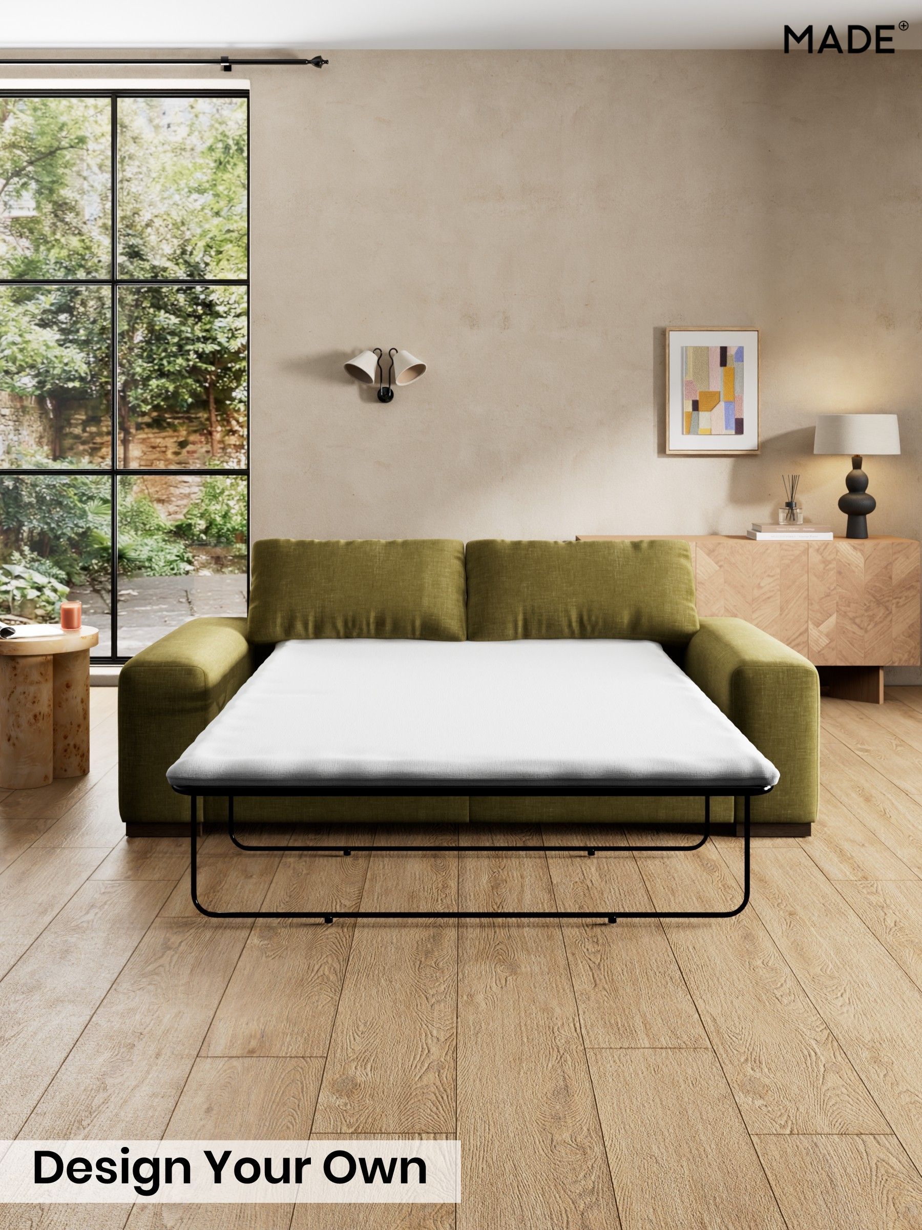 Etched Chenille/Moss Green - Melbourne Luxe By Made