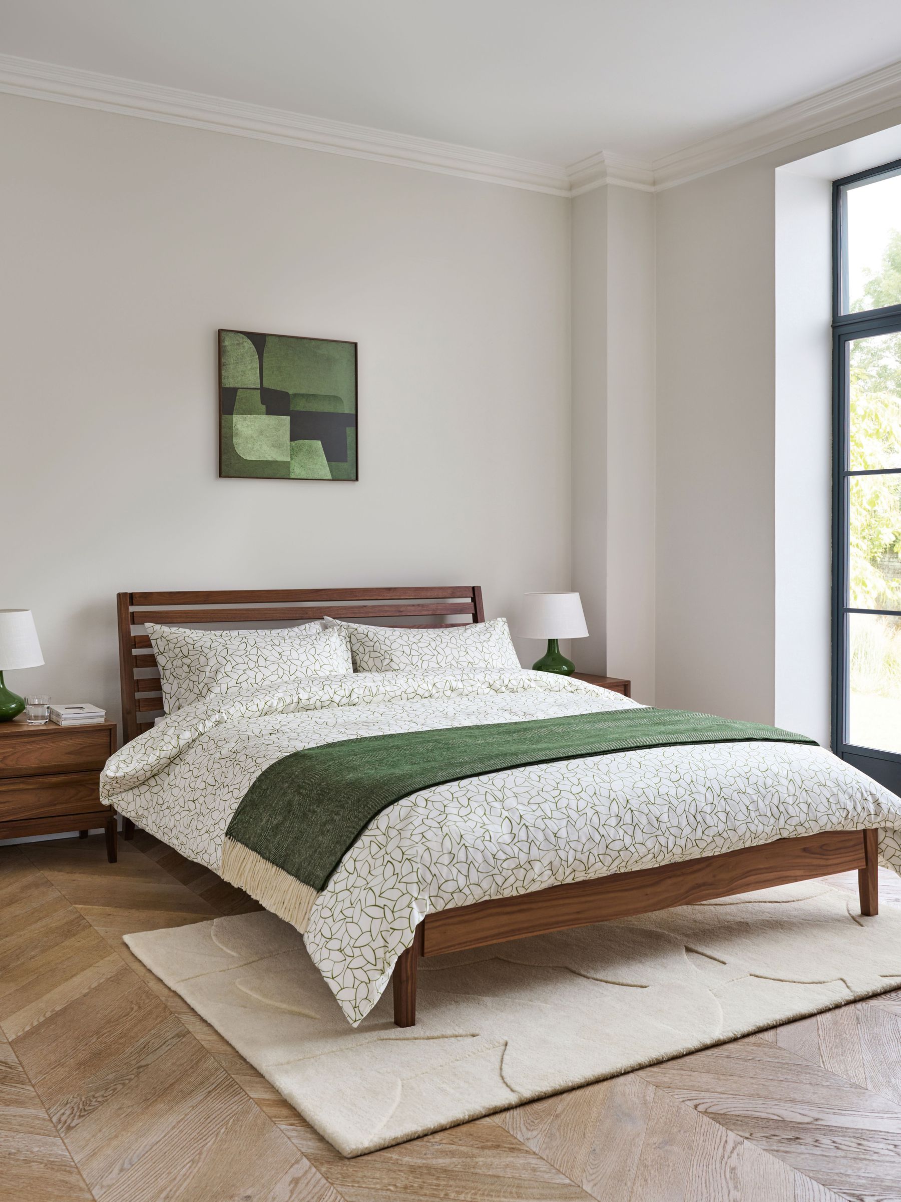 Jasper Conran London Brown Belgrave Walnut Bed Frame (D07941) | £899 - £999