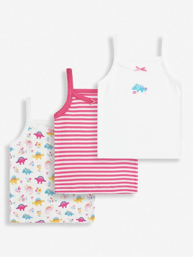 Pink 3-Pack Vest Set (D18282) | £16