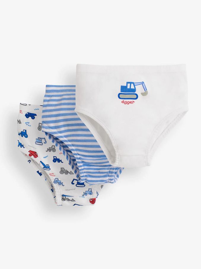 Blue 3-Pack Pants Set (D18319) | £12