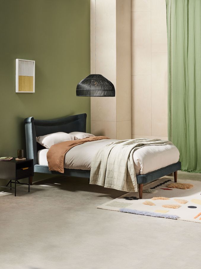 Sawyer Bed in Gunmetal Grey (D35224) | £599 - £799