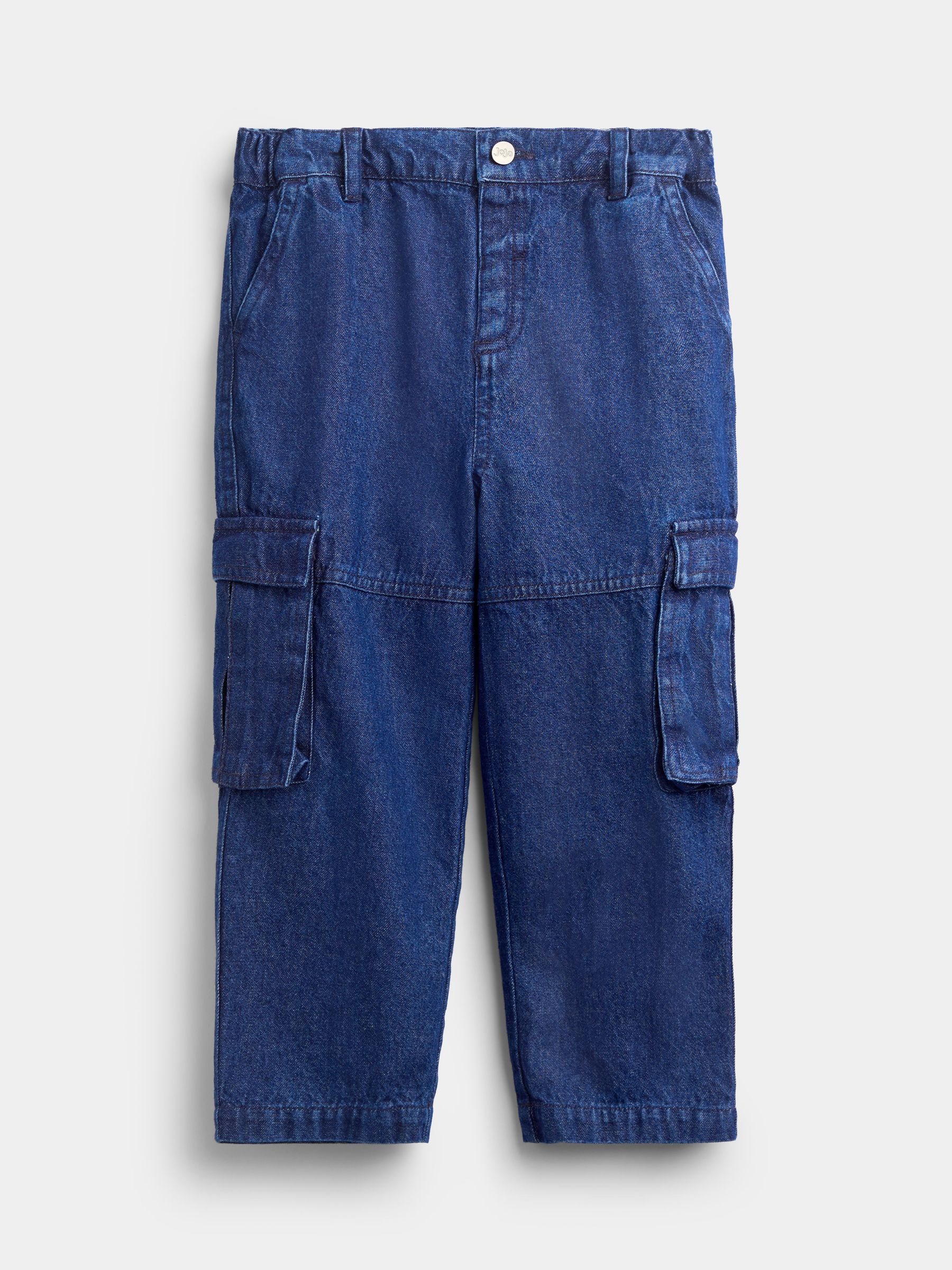 Denim Blue - Cargo Jeans