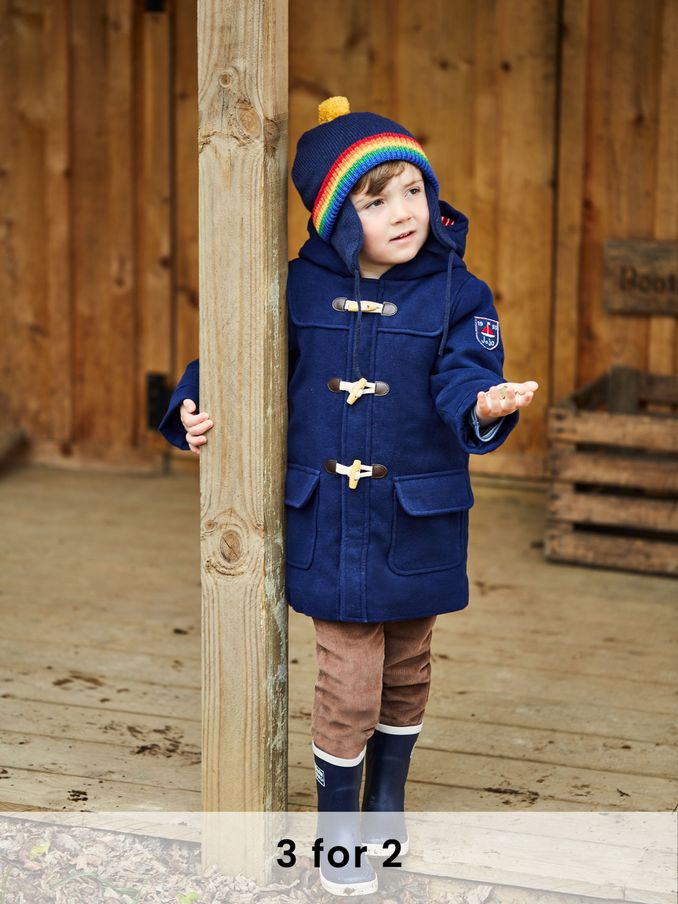 Navy Blue Duffle Coat (D41001) | £27 - £28