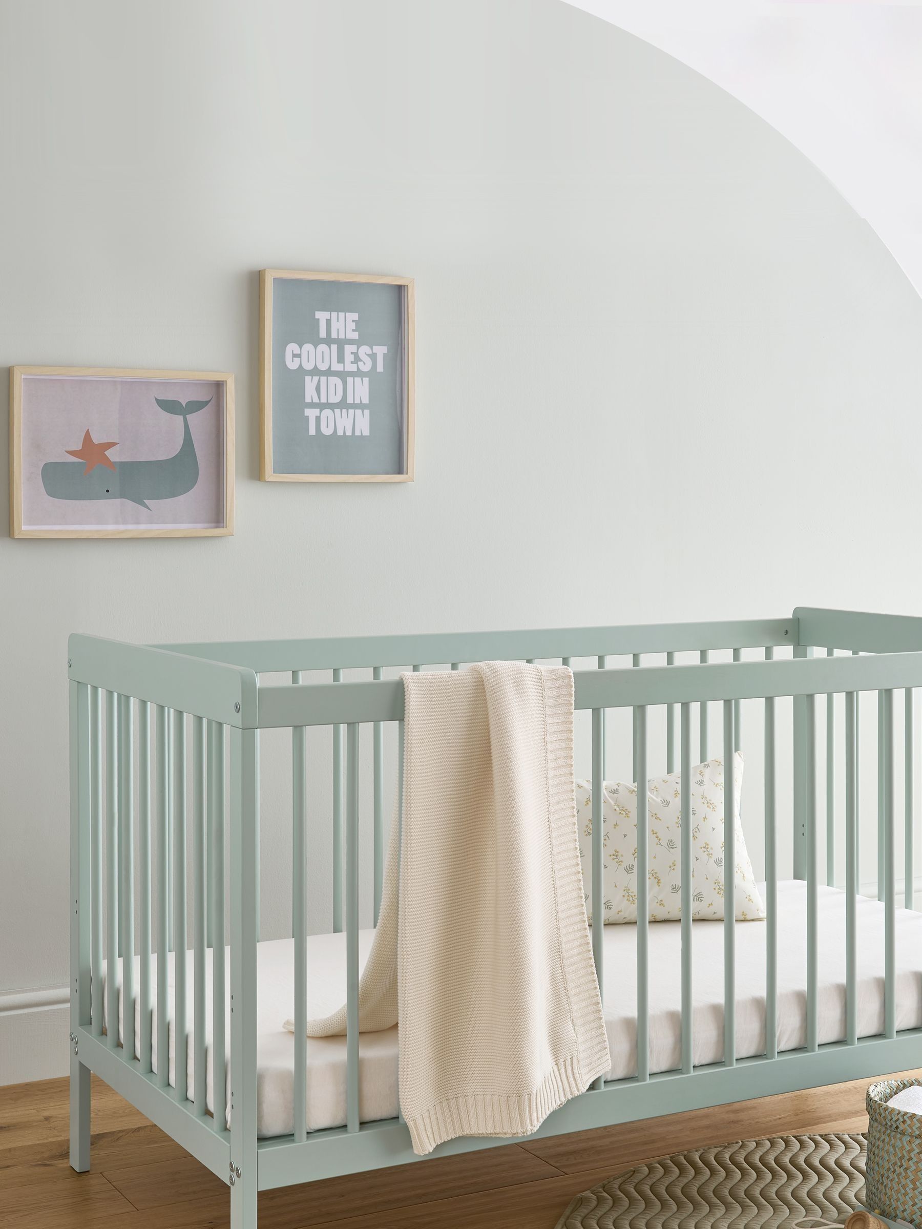 Cuddleco Green Nola Cot Bed (D56225) | £199