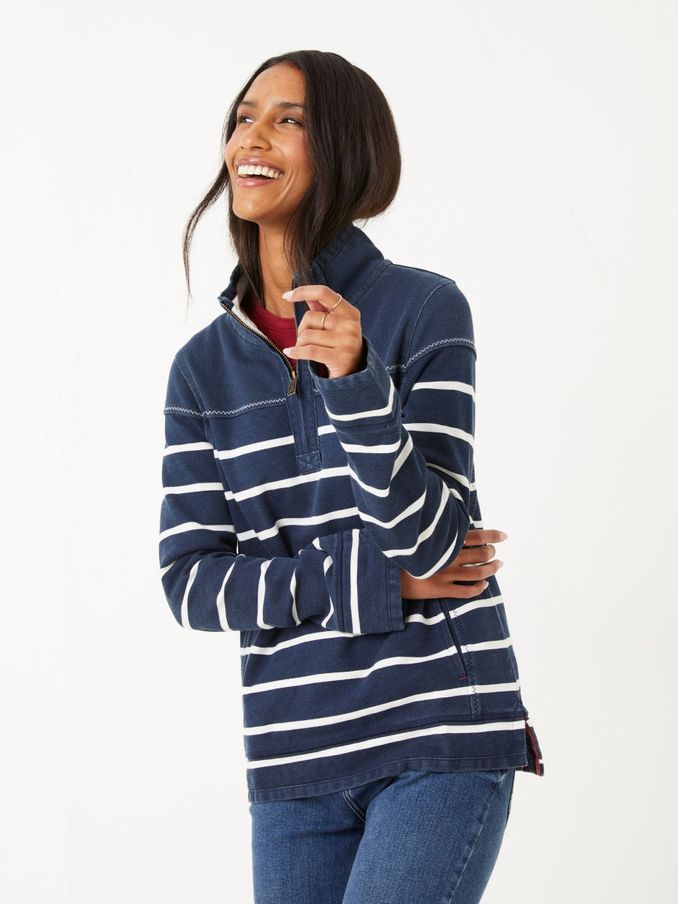 Blue Airlie Classic Breton Sweatshirt (D57556) | £30