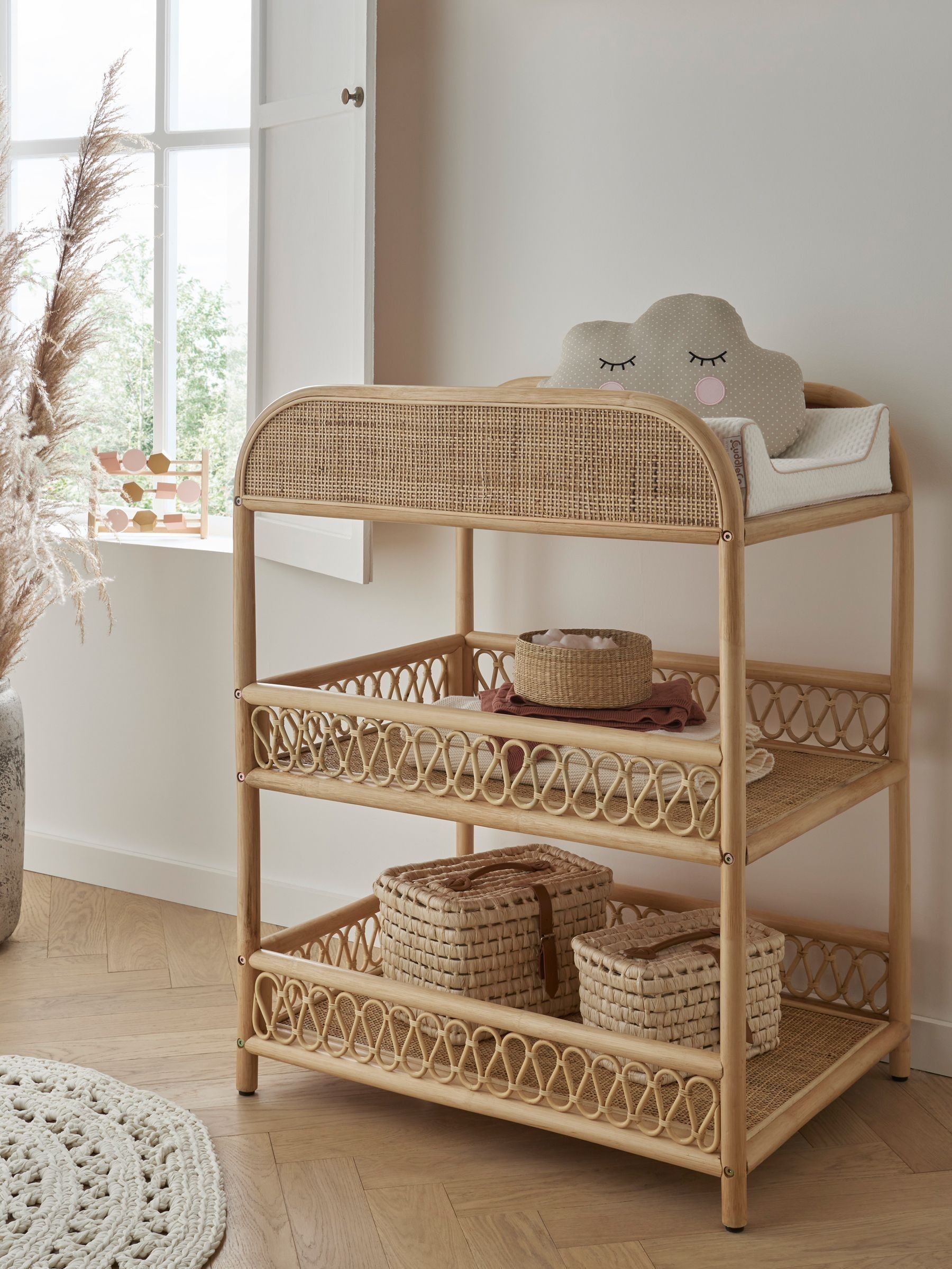 Cuddleco Natural Aria Rattan Changer (D59200) | £249