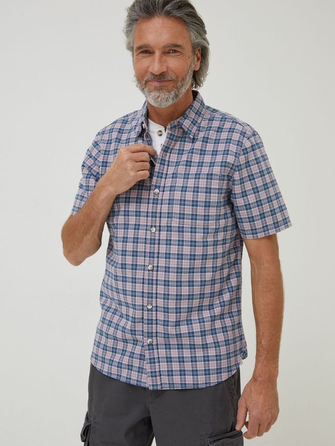 Purple Galston Check Shirt (D60967) | £25