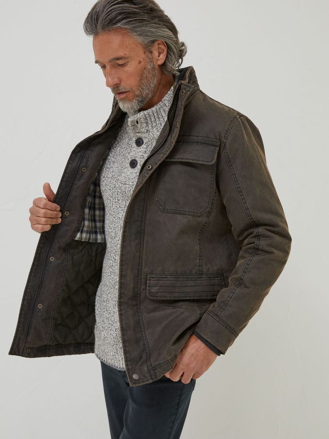 Brown Broadsands Four Pocket Jacket (D61028) | £70