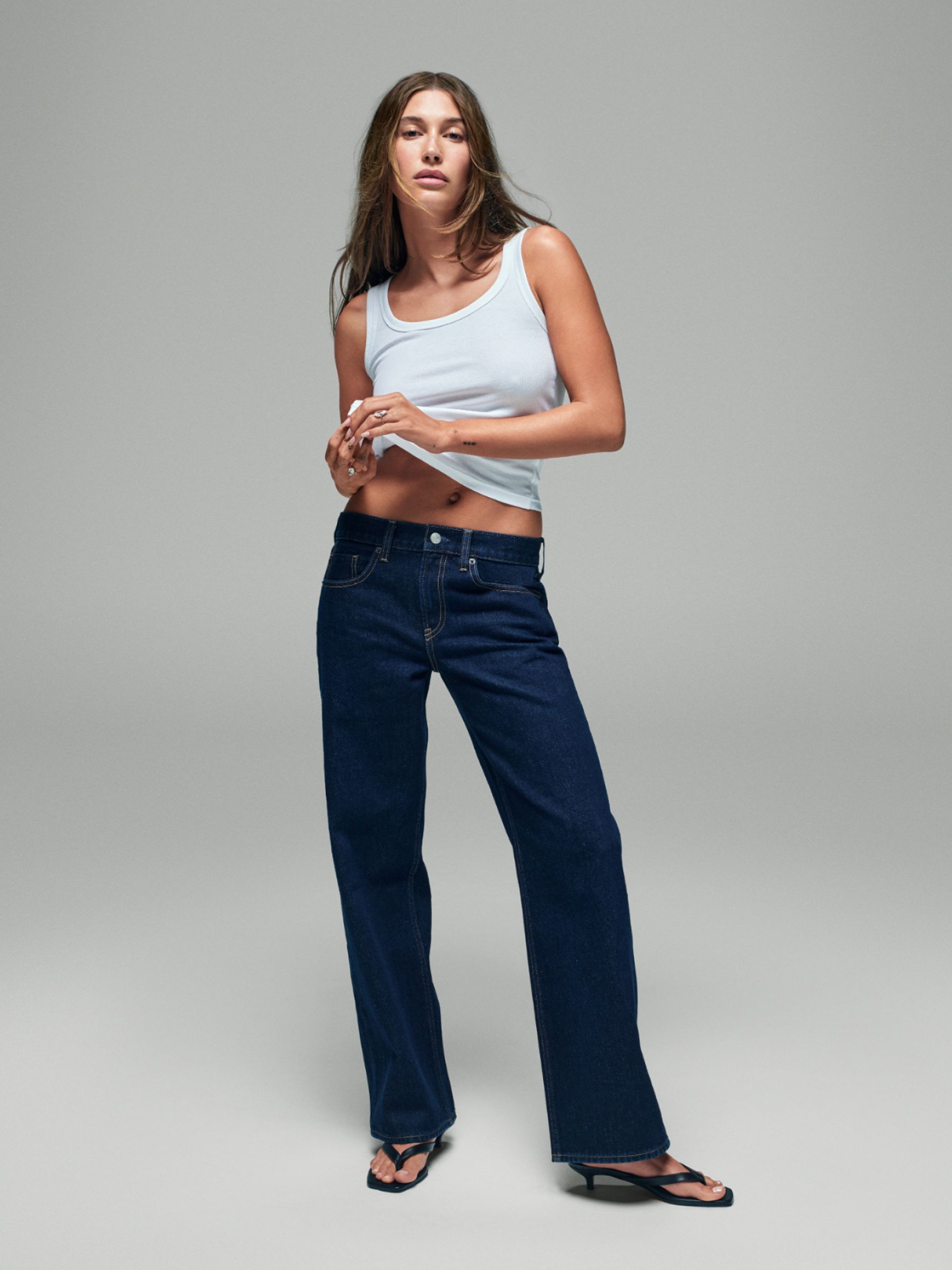 Dark Wash - The Hailey Low Rise Loose Jeans