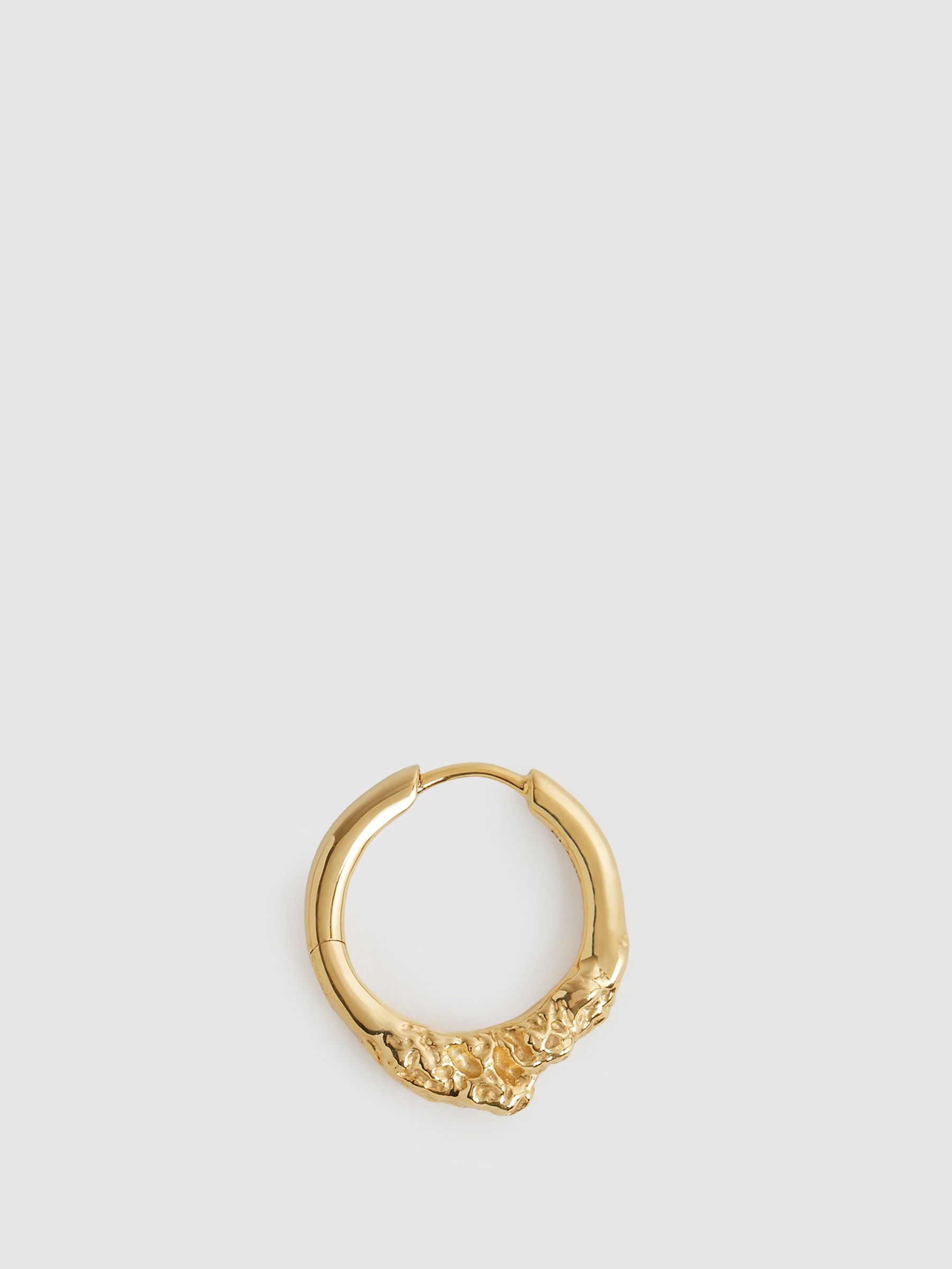 Maria Black Huggie Earring in Gold (D62355) | £40