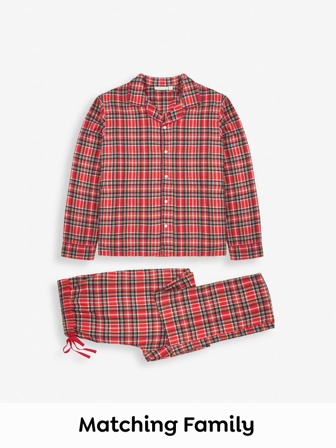 Red Men's Tartan Pyjama Set (D66844) | £32