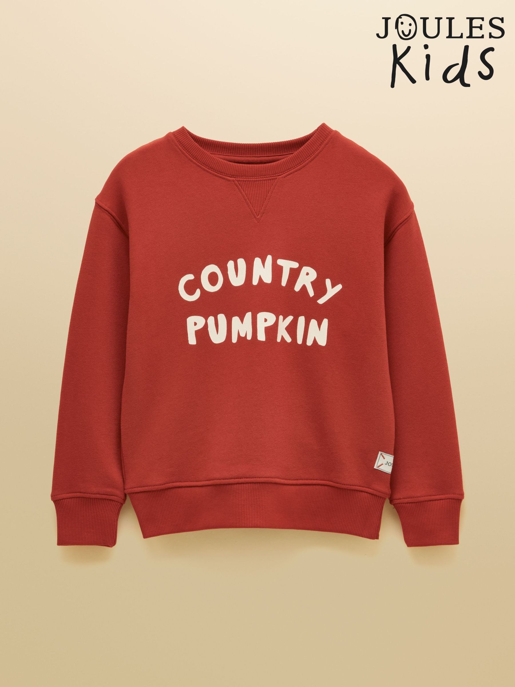 Rust Red - Slogan Crew Neck Sweatshirt